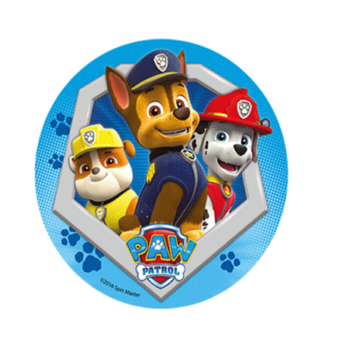 OPŁATEK NA TORT PSI PATROL PAW