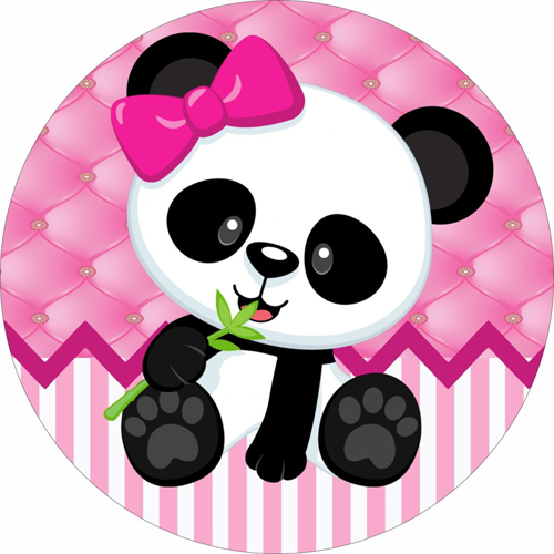 OPŁATEK NA TORT MIŚ PANDA MISIU KOKARDA