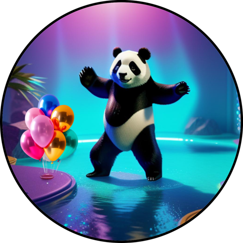 OPŁATEK NA TORT URODZINY MIŚ PANDA MISIU