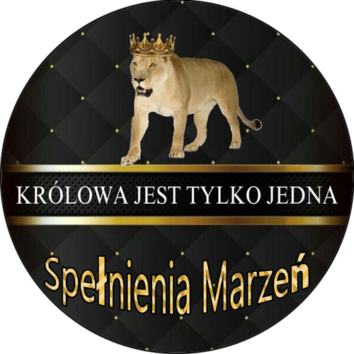 OPŁATEK NA TORT URODZINY LEW LWICA KRÓLOWA