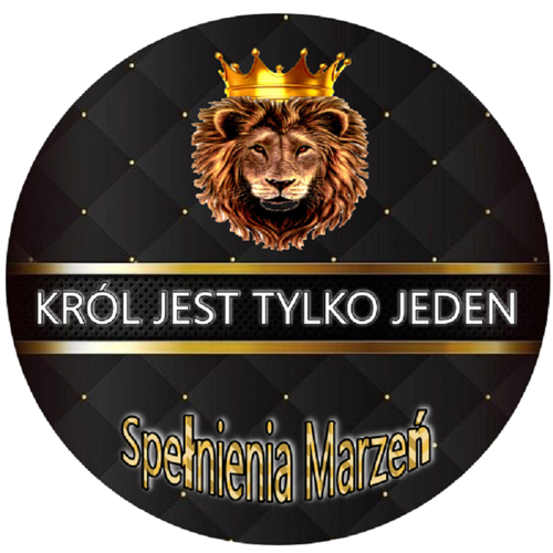 OPŁATEK NA TORT URODZINY LEW KRÓL