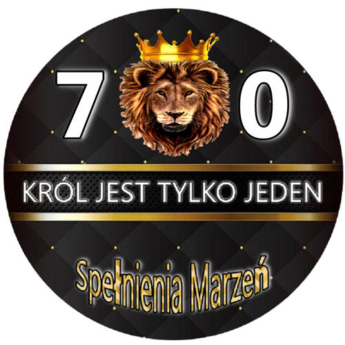OPŁATEK NA TORT URODZINY LEW KRÓL ZWIERZĄT