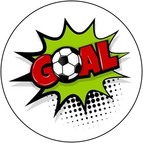 OPŁATEK NA TORT URODZINY PIŁKA NOŻNA GOL