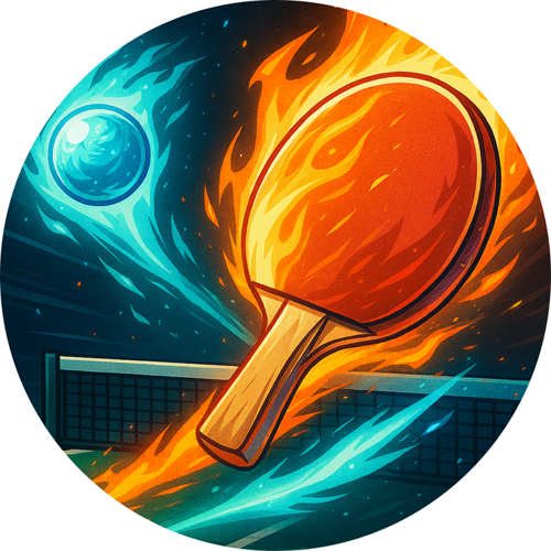 OPŁATEK NA TORT PING PONG TENIS STOŁOWY