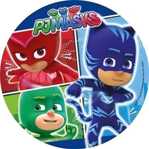 OPŁATEK NA TORT URODZINY PJ MASKS PIDŻAMERSI