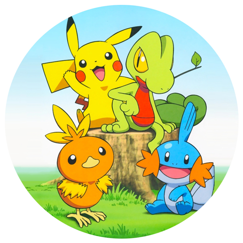 OPŁATEK NA TORT POKEMON POKEMONY PIKACHU