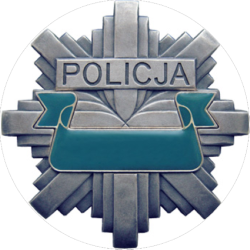 OPŁATEK NA TORT POLICJA ODZNAKA BLACHA