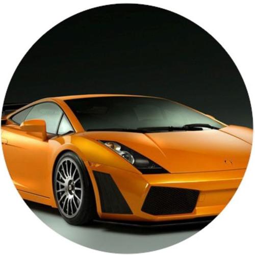 OPŁATEK NA TORT LAMBORGHINI SAMOCHÓD