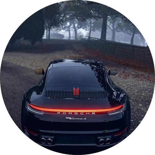 OPŁATEK NA TORT URODZINY PORSCHE SAMOCHÓD