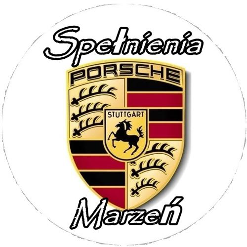 OPŁATEK NA TORT URODZINY18 30 40 50 PORSCHE LOGO