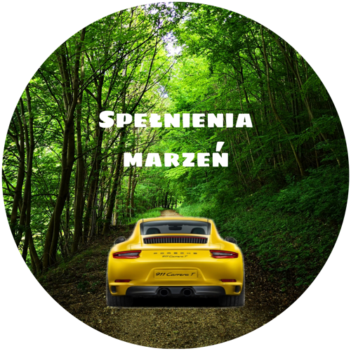 OPŁATEK NA TORT URODZINY 18 30 40 50 PORSCHE