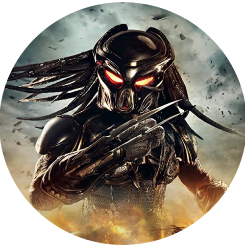 OPŁATEK NA TORT URODZINY 18 30 40 50 PREDATOR POSTAĆ