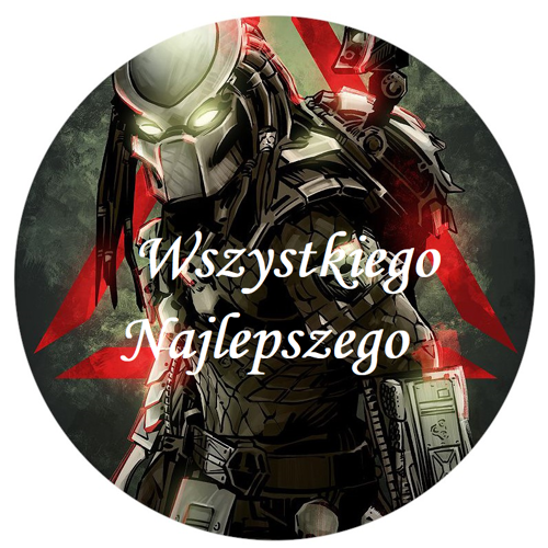 OPŁATEK NA TORT URODZINY PREDATOR ŁOWCA