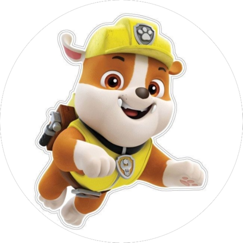 OPŁATEK NA TORT URODZINY PAW PATROL RUBBLE
