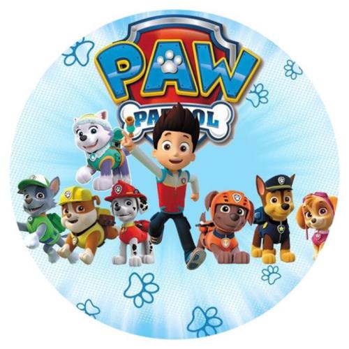 OPŁATEK NA TORT PSI PATROL PAW