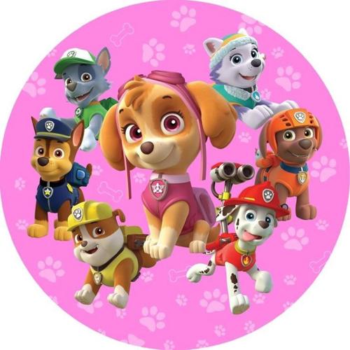 OPŁATEK NA TORT PAW PATROL PIESKI