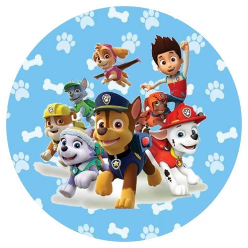OPŁATEK NA TORT URODZINY PSY PIES PAW PATROL