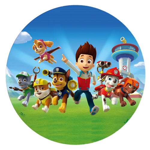 OPŁATEK NA TORT PSY PIESKI PIES PAW PATROL POSTACIE