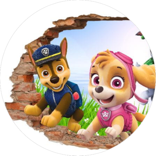 OPŁATEK NA TORT URODZINY PSI PATROL